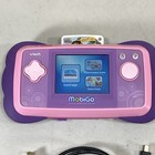Vtech Mobigo   Touch Handheld Game Console System Pink purple W  Dora Cartridge