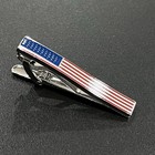 Usa Flag Tie Clip Men Daily Wear Birthday Gift Tie Bar