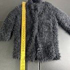 Girls  Long Faux Fur Jacket - Art Class Winter Coat Size 6 7 Small