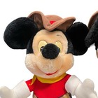 Vintage Mickey And Minnie Mouse Cowboy Plush Disneyland Walt Disney World Rare