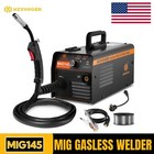 145a Hzxvogen Mig Welder 110 220v Portable Gasless Flux Core Welding Machine Us