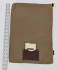 Hartmann Dust Bag Tan Small Drawstring Storage Travel Accessory Pouch With Cloth