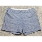 Merona Shorts Womens Sz 10 Chino Pockets Dress Work Casual Khaki Office Business