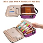 Large Bible Cover For Women - Stylish Carrying Case With Handles