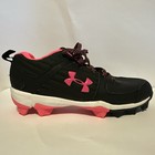 Under Armour Leadoff Low Rm Jr 4202735156 Softball Cleats Black pink  2y New