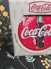 Coca Cola Stoneware Coaster Set Of 4 Absorbent Cork Back Coke Bottle Red Disk 4 