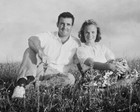 Canvas Print  Muriel And Malcolm Bell  Jr   Nassau  Bahamas  1938