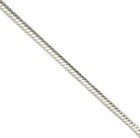 New 2mm Sterling Silver Plated Round Snake Necklace Lobster Claw Pick 20   24 