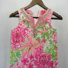 Lilly Pulitzer Dress Girls 12 Pink Green Floral Carlotta Maxi Koala Me Maybe