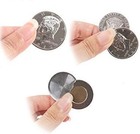 Magic Flipper Coin Half Dollar Coin Magic Tricks Professional Magician Props    
