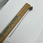 Vintage Victorian Style Hatpin Hat Pin Art Nouveau Stones Floral Collectible