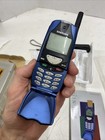 Vintage Rare Samsung Sch-n150 Digital Lcd Display Cellular Flip Phone Blue Read