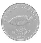 Uganda 200 Shillings  2015  Km  68a  Mint