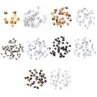 100pcs Punk Square Pyramid Rivet Stud Diy For Handbags Bracelets Coats 7-15mm