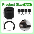 4pcs Rubber Roller Replacement   4pcs Retaining Clip Rings For Cricut Maker Rubb