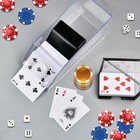 Clear Acrylic Blackjack Shoe And Discard Tray 4 Deck Card Dealer Holder