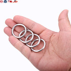 12 Pcs Metal O Rings 1 Inch Heavy Duty 304 Stainless Steel Welded O Ring 