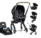 Evenflo Shyft Dualride Infant Seat Stroller Combo Base With Carryall Boone Gray