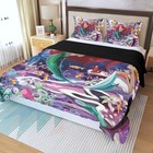 Rare  The Little Mermaid Print Duvet Cover Set  3pcs  Quilt Cover   Pillowcase