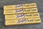 Vintage Set Of 4 Scripto Long Black Leads Extra Strong Medium Soft Pencil Leads