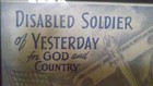 Ww1  Print   Disabled Soldier Of Yesterday For God And Country   Buck Hoover