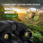 Binoculars 10x25 Zoom Outdoor Travel Compact Folding Telescope Hunting Day night