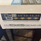 Iogear 4-port Usb  Ps 2  Kvmp Switch With Audio Gcs1804 Brand New In Box