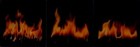 Roaring Flickering Fire Fireplace Moving Flames Motion Lenticular 2 1 4 X 2 1 4