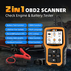 Ad410 Pro Battery Tester Obd2 Scanner Check Engine Code Reader Diagnostic Tool