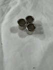 3- Drum Air Vent Grommet  fits 60   s-80   s Ludwig   Others 7 16x 9 16    Chrome  New