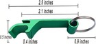 200pcs Colored Aluminum Bottle Opener  Soda Beverage Beer Bottle Opener Keychain