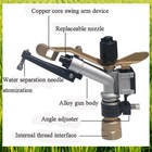 Agriculture Farm Irrigation Sprinklers 360   Adjustable Impact Gun   Nozzle Set