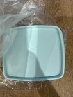 Tupperware Square Away Sandwich Keeper Set Mint Green Lidd Lot Of 3  Brand New