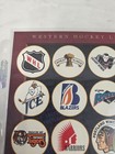 Vintage Western Hockey League Whl Advertising Sticker Decals Team Set New