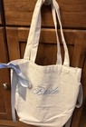 Bride Canvas Tote Bag Wedding Ribbon Matron Of Honor Swag Bridesmaids Gift
