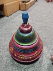 Vintage Large Ohio Art Tin Lithograph Spinning Top 