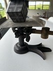 Antique Fairbanks Crows Foot Cast Iron Brass Usps Dept Counter Postal Scale 4lb