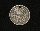 1800   s Queen Victoria British Canada 10 Cents Sterling Silver Love Token