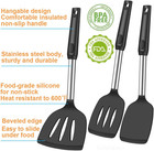 Spatula Set Silicone Spatula Heat Resistant Spatulas For Nonstick Cookware Rubbe