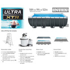 Freeship   Supersale    Intex 18x9x52 Above Ground Pool W  Pump   Ladder  105904