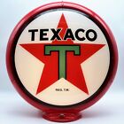Texaco Star 13 5  Glass Face For Gas Pump Globe - Double Strength Glass 