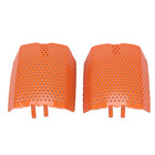 Motor Orange Front Caliper Inserts Fit For Harley Street Road Glide Custom Fltrx