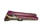 Vintage Collegiate By Holton Trombone W  Original Case   Frank Holton Mouthpiece