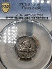 1857 1c Flying Eagle Pcgs Xf40