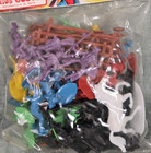 Kids Goods Wild West Cowboys   Indians Plastic Figure Play Set Horses Fence