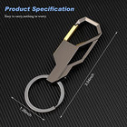 Metal Keychains Keyring Heavy Duty Zinc Alloy Detachable Initial Key Ring  1 Pc 