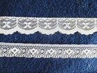 Crafts Sewing Lace Huge Lot 97  Yards All White 3 4  - 2-3 4  Wide Trim New  9 