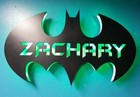 Batman Sign  Personalized Led Custom Wood Batcave Sign  Superhero Night Light