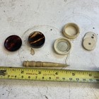 Two Small 19thc Bone Boxes With Lids