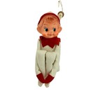 Vintage Christmas Knee Hugger Japan Pixie Elf Christmas Ornament Mcm Decor